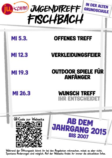 Monatsübersicht März Fis