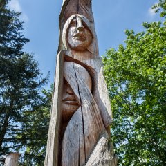 Labyrinth am Lebenspfad Säule