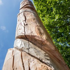 Labyrinth am Lebenspfad Säule