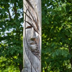 Labyrinth am Lebenspfad Säule