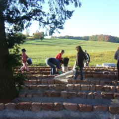 Arbeiten im Labyrinth am Lebenspfad