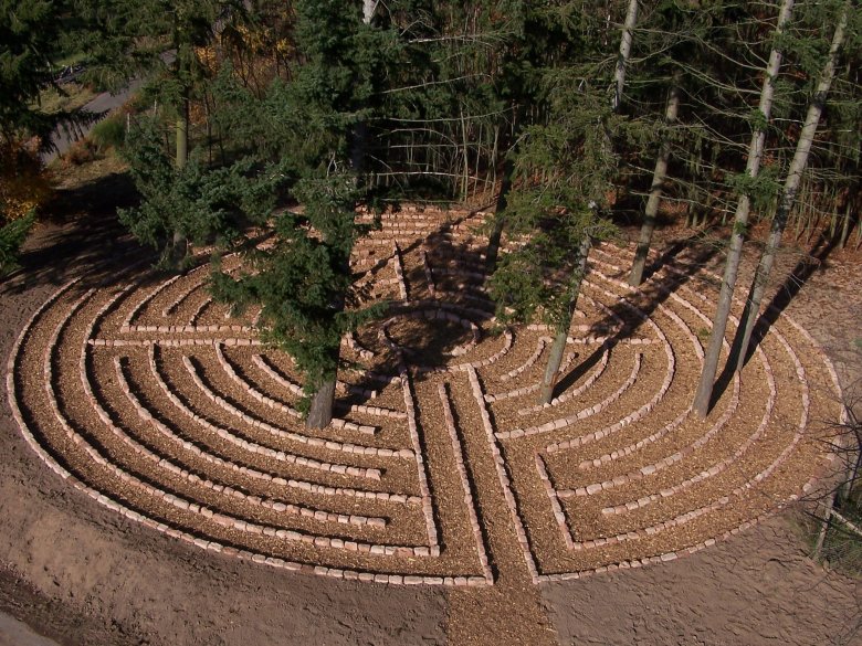 Labyrinth Vogelperspektive