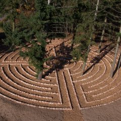 Labyrinth Vogelperspektive