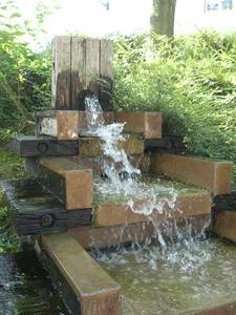 Brunnen mit Umwälzpumpe