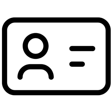 Personalausweis in Clip-Art