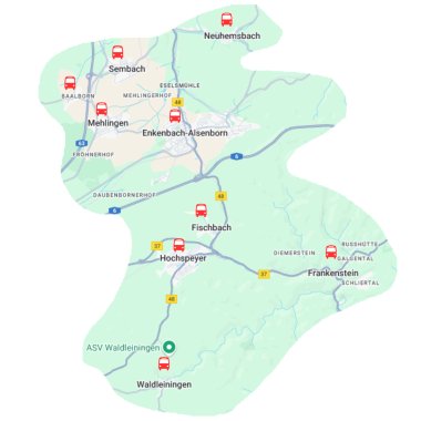 Landkarte - Buskarte